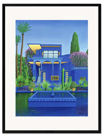 Framed art print Majorelle Gardens, Marrakech - Larry Smart
