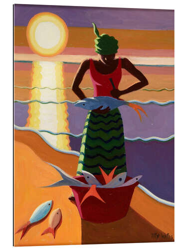 Galleritryk Fisherwoman kvinde, 2009