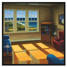 Gerahmter Kunstdruck Apartment am Meer