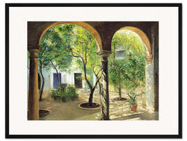Gerahmter Kunstdruck Vianna Palast, Cordoba