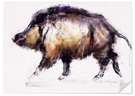 Wall sticker Wild Boar