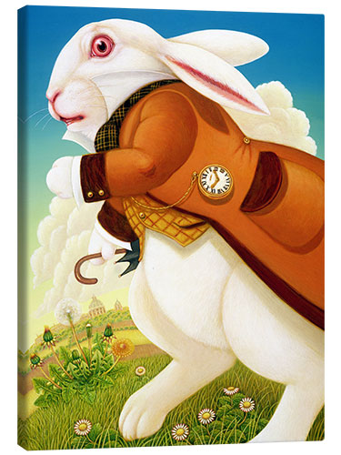 Canvas print The White Rabbit