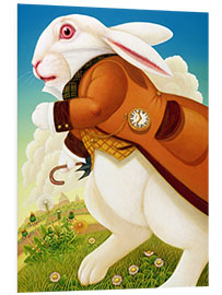 Foam board print The White Rabbit