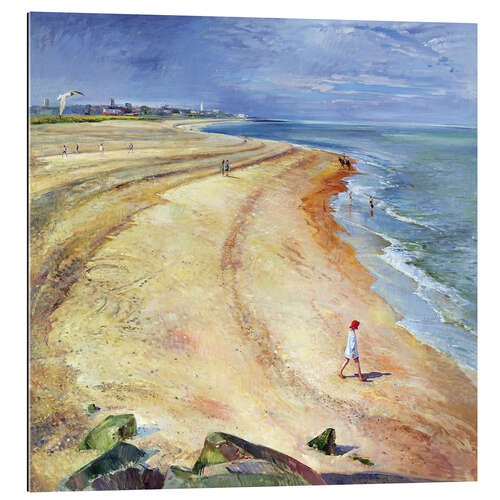 Quadro em plexi-alumínio Beach of Southwold