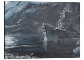 Magnettafel Die einsame Königin des Nordens