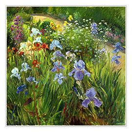Wall print  Flower bed - Timothy Easton