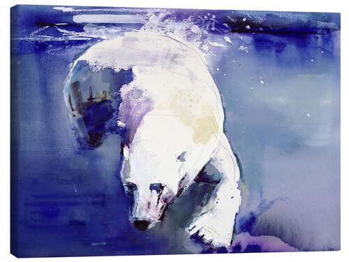 Canvas print Polar bear underwater