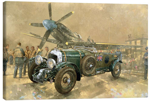 Quadro em tela Bentley and Spitfire