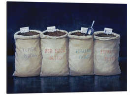 Magnettafel Kaffeesäcke, 1990