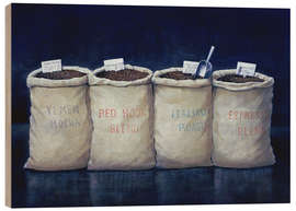 Hout print Coffee Sacks, 1990