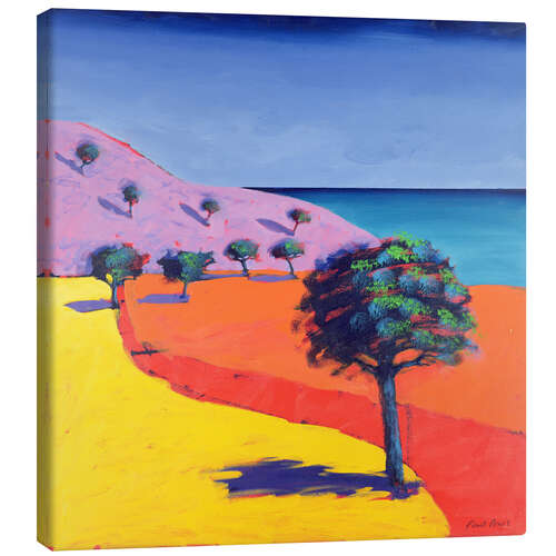 Canvas print Rode route