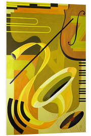 Foam board print Jazz, 2004