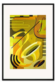 Gerahmter Kunstdruck Jazz, 2004