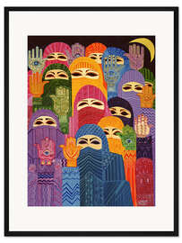 Gerahmter Kunstdruck Die Hände von Fatima, 1989
