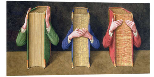 Cuadro de metacrilato Three Wise Books, 2005