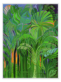 Poster Forêt tropicale, Malaisie