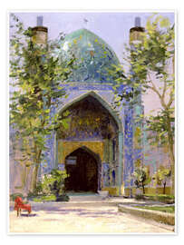 Plakat Chanbagh Madrasses, Isfahan - Bob Brown