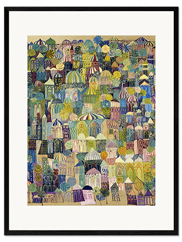 Framed art print Jerusalem, 1970