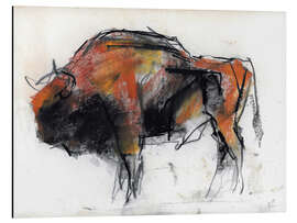 Magnettafel Skizze eines Bullen