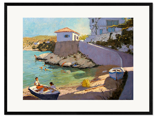 Kehystetty taidepainatus Fishing Nets, Samos