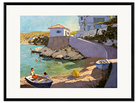 Kehystetty taidepainatus Fishing Nets, Samos