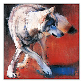 Wall print  Wolf - Mark Adlington