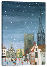 Quadro em tela Chichester Cathedral, A Snow Scene