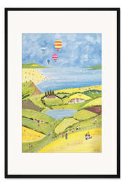 Gerahmter Kunstdruck Auf und davon