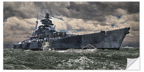 Muursticker Atlantic 1942
