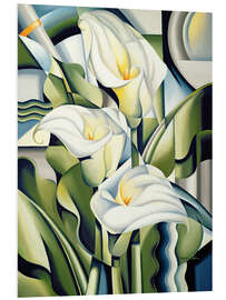 Stampa su PVC Cubist lilies