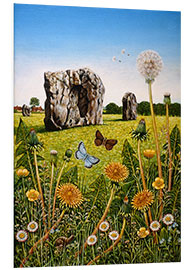 PVC print Landscape of Avebury