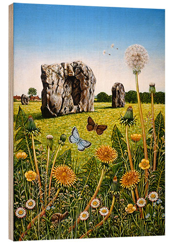Print på træ Landscape of Avebury