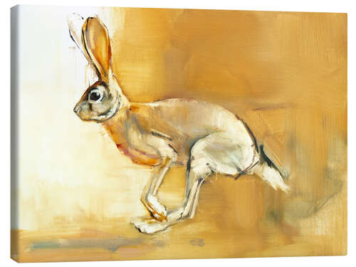 Canvas print Jumping Rabbit