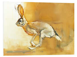 Foam board print Jumping Rabbit