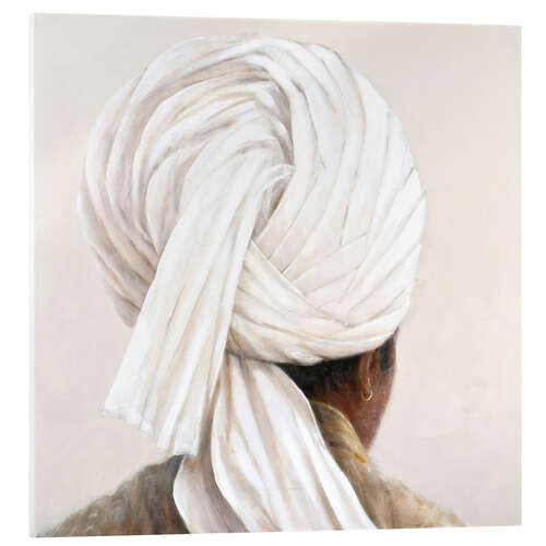 Acrylglas print White Turban, 2014