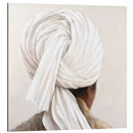 Aluminium print White Turban, 2014