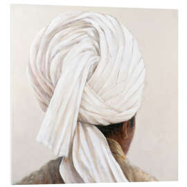 Quadro em PVC White Turban, 2014