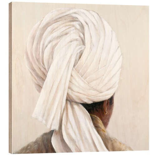 Obraz na drewnie White Turban, 2014