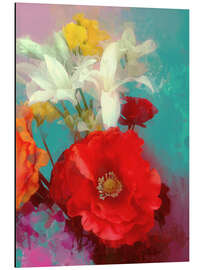 Magnettafel Mohnblume und Freunde