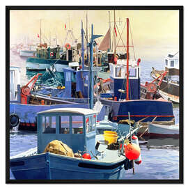 Gerahmter Kunstdruck Verbindungen, 1986