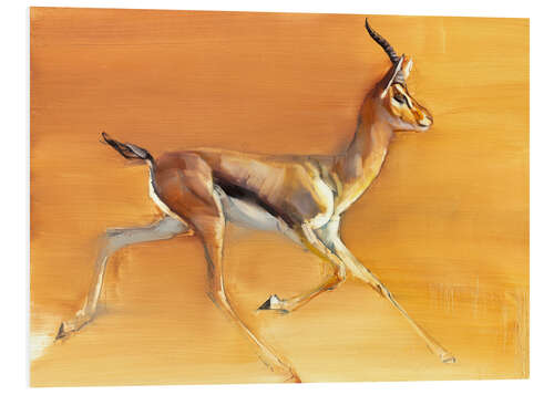 Quadro em PVC Trotting Gazelle