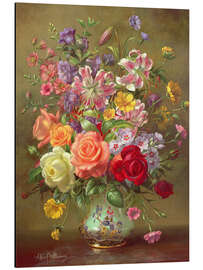 Aluminium print A Summer Floral Arrangement