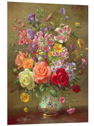 Foam board print A Summer Floral Arrangement