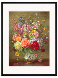 Gerahmter Kunstdruck Sommerbukett