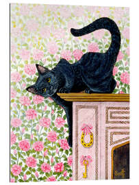 Gallery print Cat on the Rosary