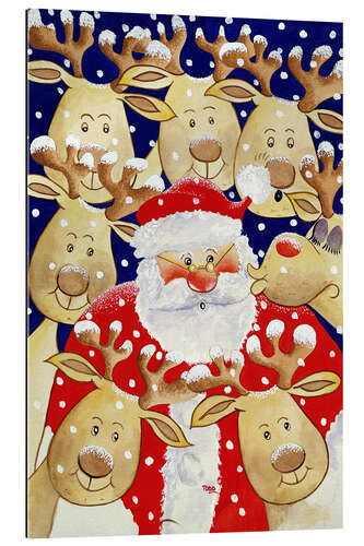 Galleriprint Santa and his deers