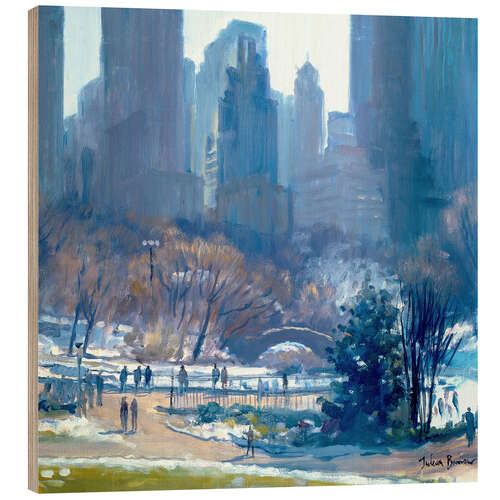 Hout print Winter in Central Park, New York, 1997