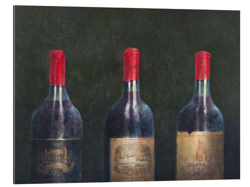 Gallery print Three big wine bottles, 2014