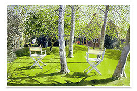 Wall print Silver Birches - Lucy Willis