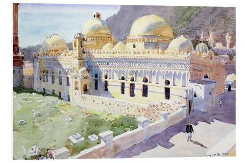 PVC print Mosque, Taiz, Yemen